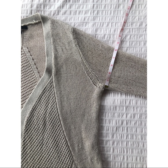 Neutral Knit Cardigan with Detailed Knit Pattern - Picture 12 of 15